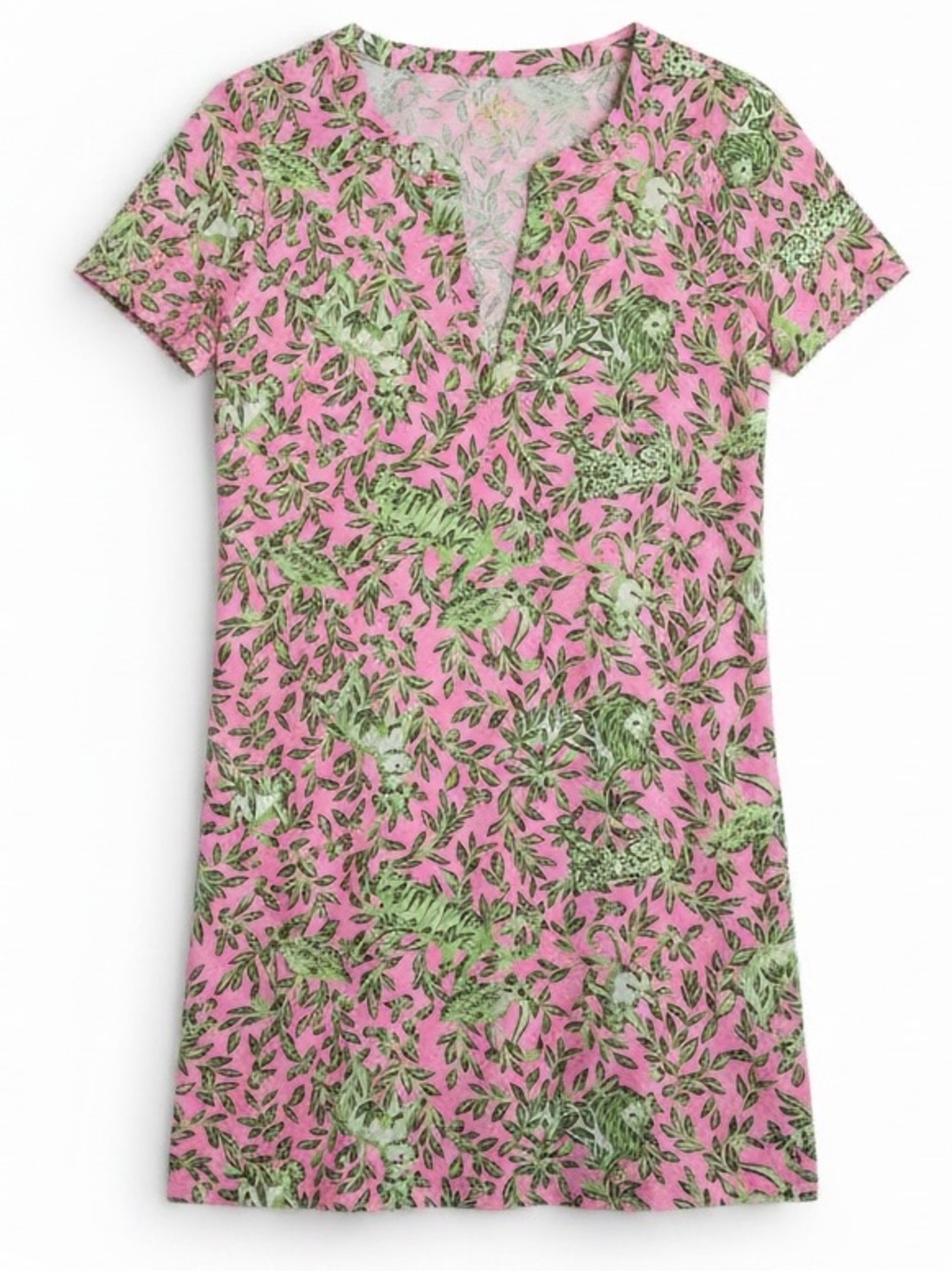 Lilly Pulitzer/Dev Short Sleeve Dress/100% Cotton/Rousseau Pink/Size: Small - Picture 2 of 16